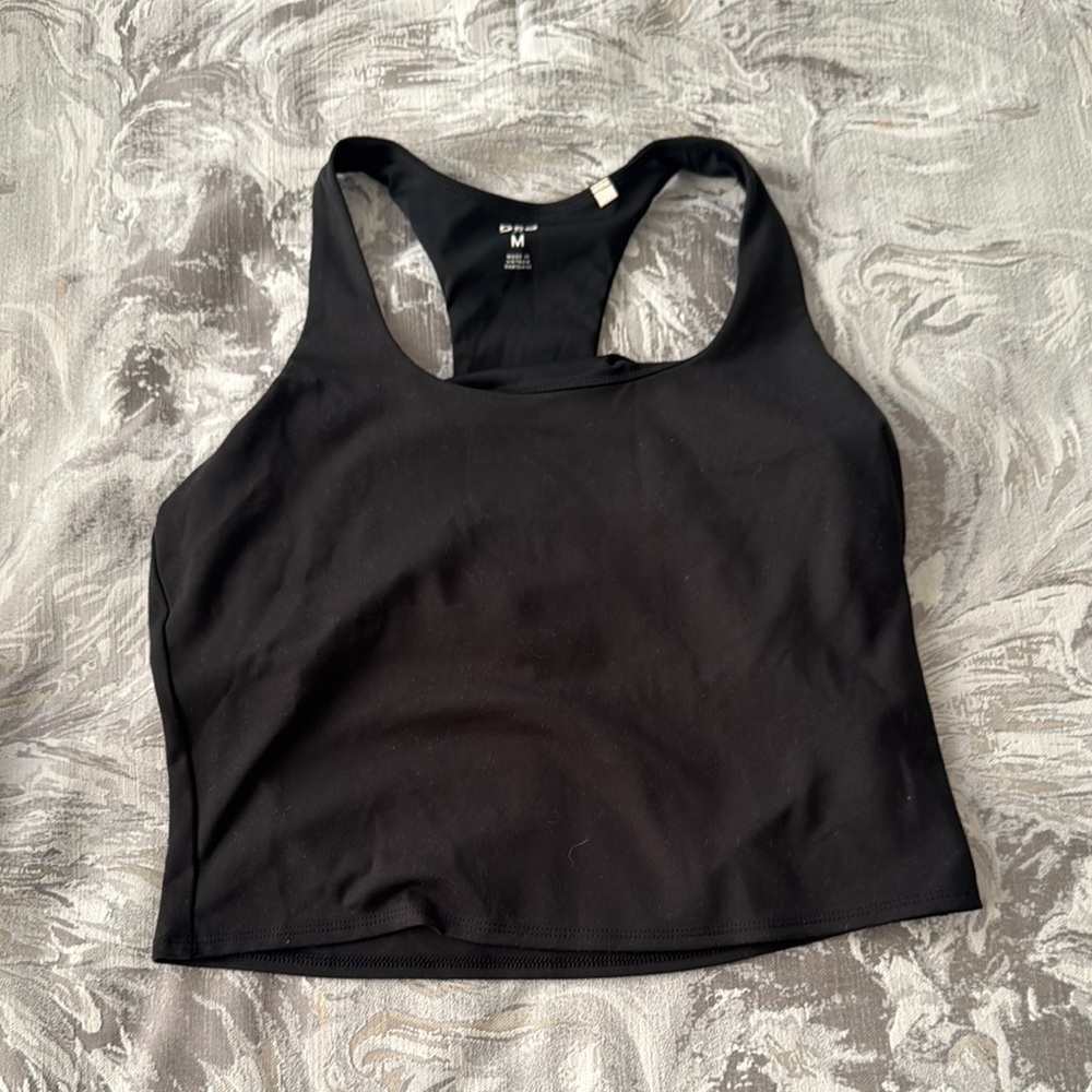 DSG Black Athletic Crop Top